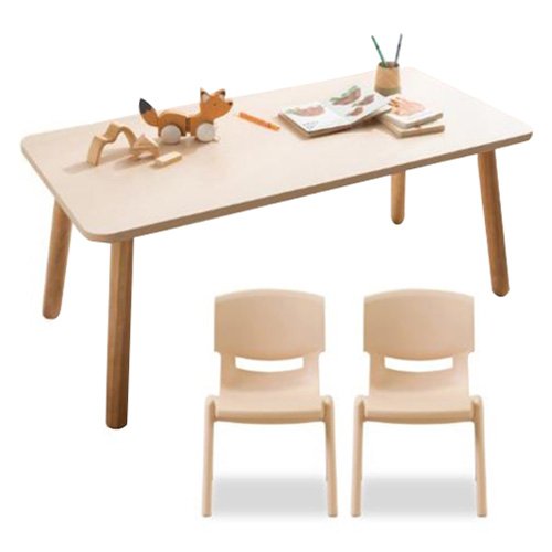 리바트 꼼므 1200 아이책상 + 의자 2p 세트 방문설치, 베이지쿠폰할인 상세 이미지 1