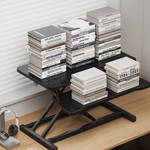 H N Quality Home 모션데스크 스탠딩책상 높이조절 14-49cm, 94cm, 화이트할인 상세 이미지 1