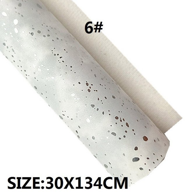 반짝이 스웨이드 합성 가죽 펠트 백킹 인조 원단 부드러운 원단 DIY 활 공예 SJ285, 6-30X134CM