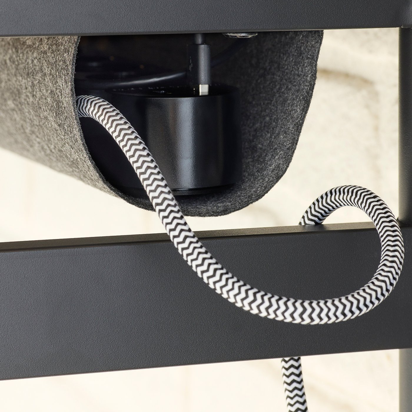 이케아 물셰 책상+의자세트 세트, 참나무무늬목/다크그레이 상세 이미지 2