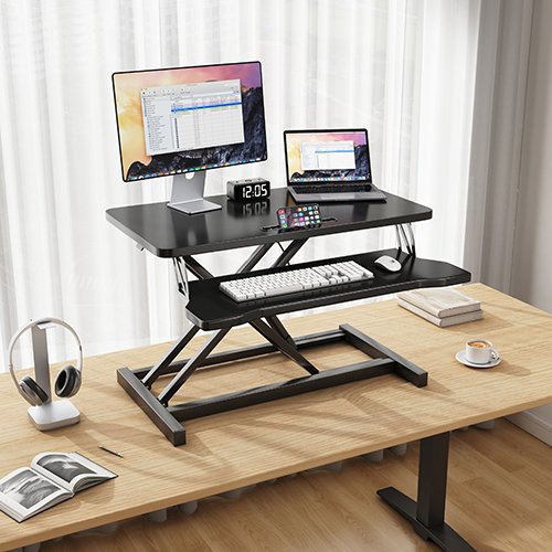 H N Quality Home 모션데스크 스탠딩책상 높이조절 14-49cm, 94cm, 화이트할인 상세 이미지 2