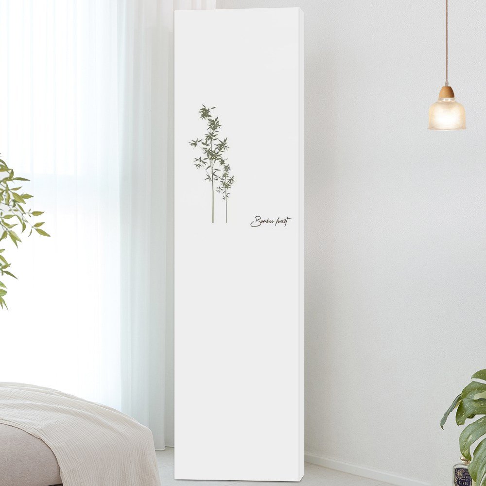 폴라도레 스탠드 벽걸이 에어컨커버 삼성무풍 엘지 캐리어 덮개 가리개, 01.뱀부화이트할인 상세 이미지 1