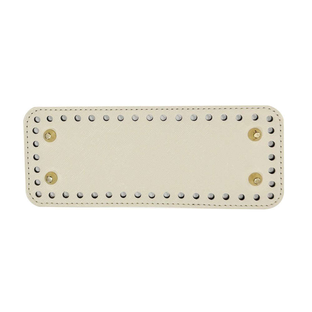 가방 밑판 사각형 뜨개 가방바닥 가죽바닥 받침 20x8cm, 아이보리, 1개할인 상세 이미지 2