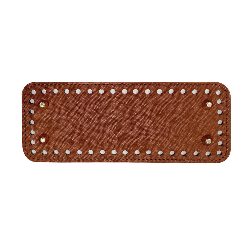 가방 밑판 사각형 뜨개 가방바닥 가죽바닥 받침 20x8cm, 아이보리, 1개할인 상세 이미지 1