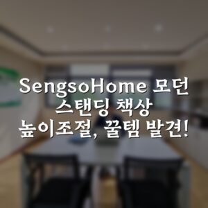 SengsoHome 모던 스탠딩 책상 높이조절, 꿀템 발견!