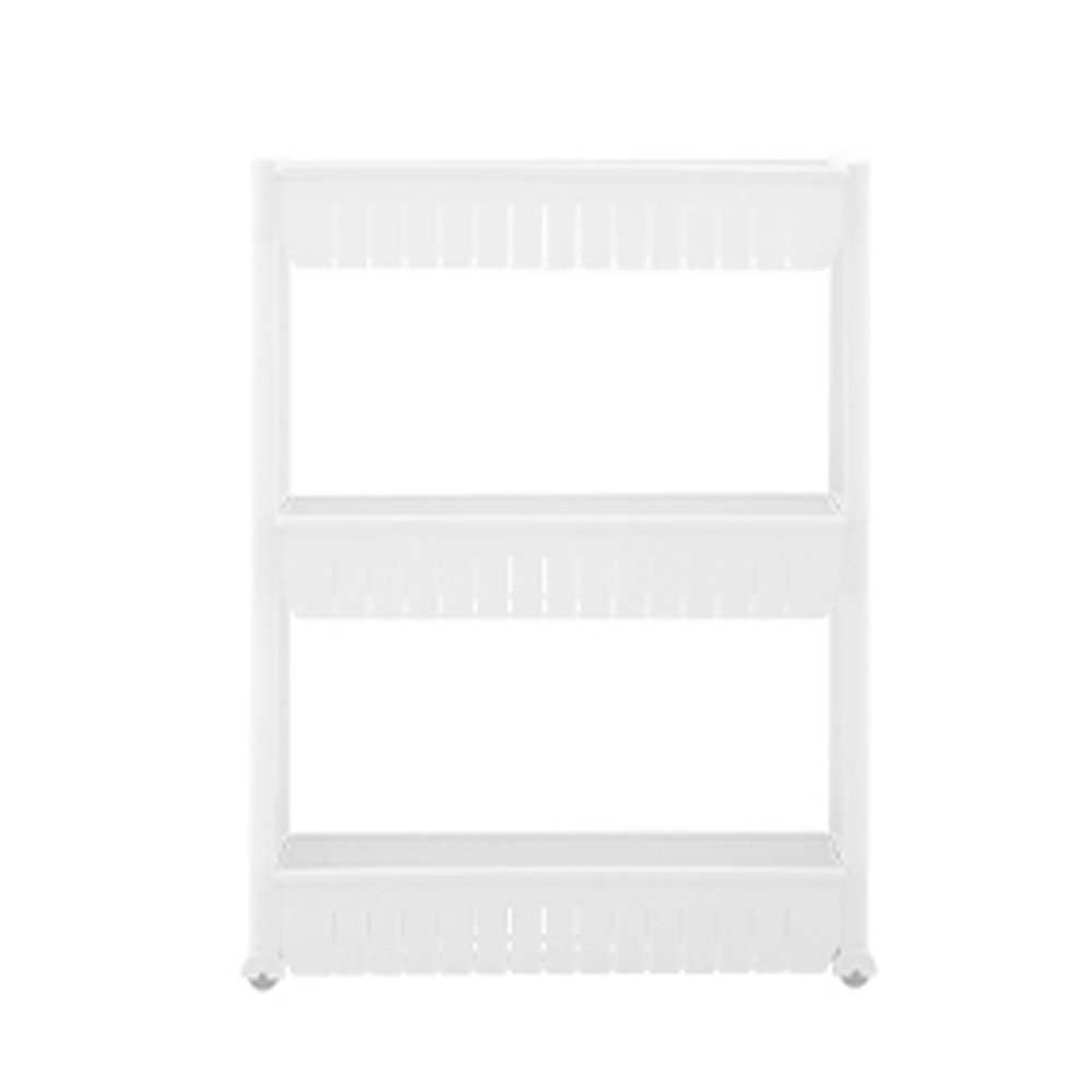 까사마루 이동식 슬림 틈새 선반 3단, 화이트쿠폰할인 상세 이미지 2
