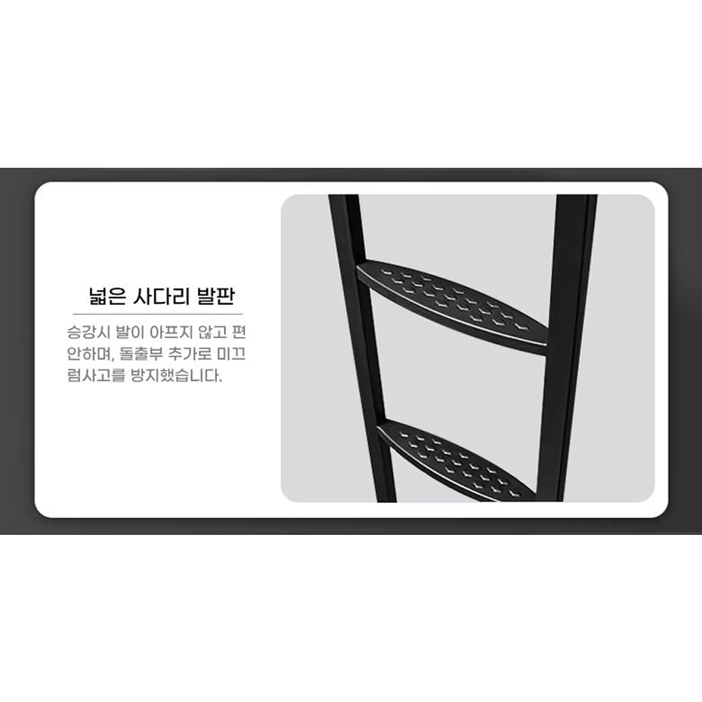 [디센트] 철제 2층 벙커침대 매트리스 성인 학생 기숙사 원룸 공간활용, 화이트 (매트리스 미포함)할인 상세 이미지 2