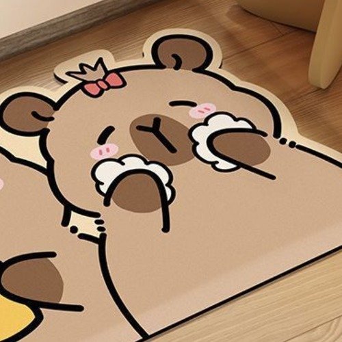 다다랜드 카피바라 빨아쓰는 규조토 발매트, 치카치카 카피바라 상세 이미지 2