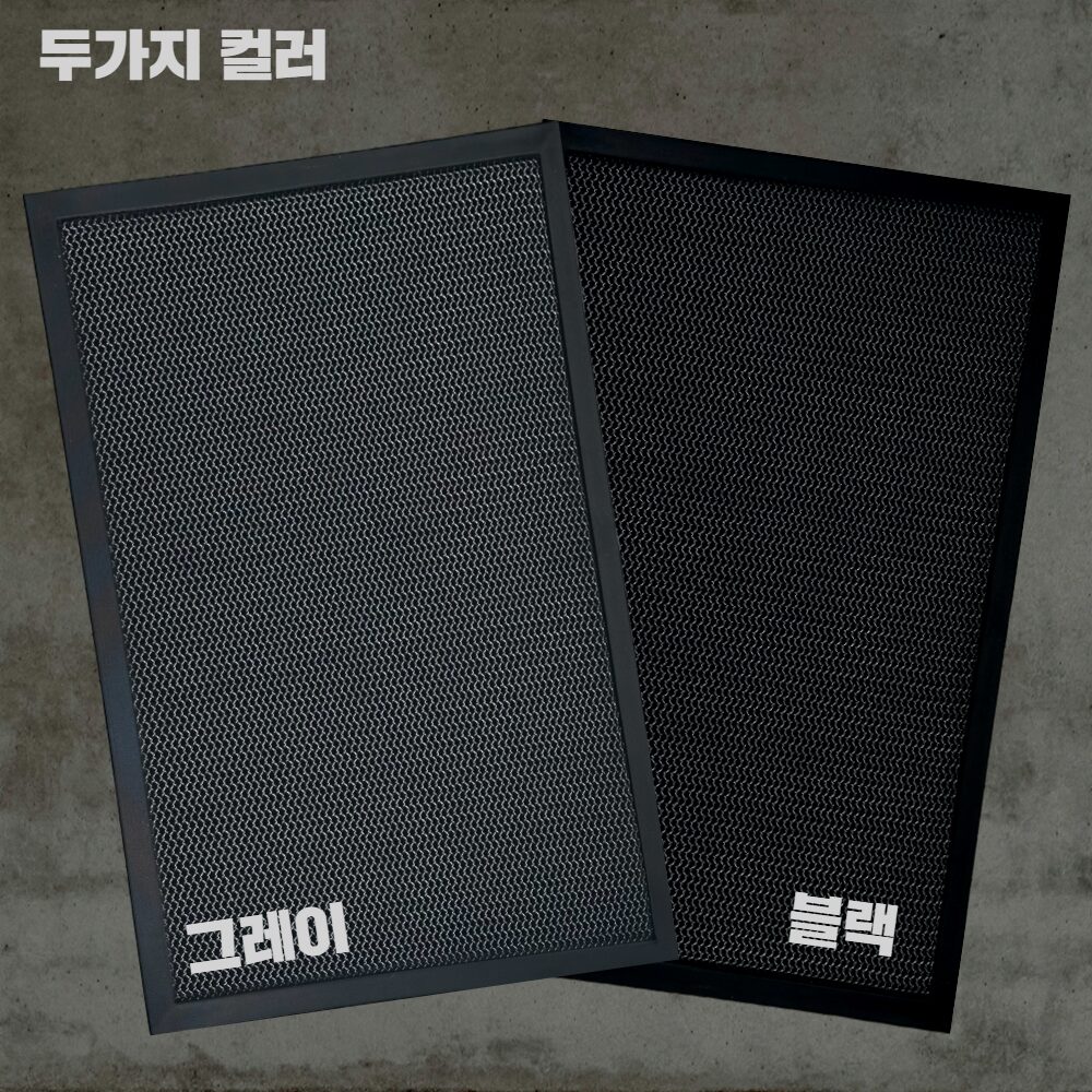 소서리스튜디오 미끄럼방지 현관매트 코일매트 가정용 매장용 업소용 빅사이즈, 블랙, 1개쿠폰할인 상세 이미지 1